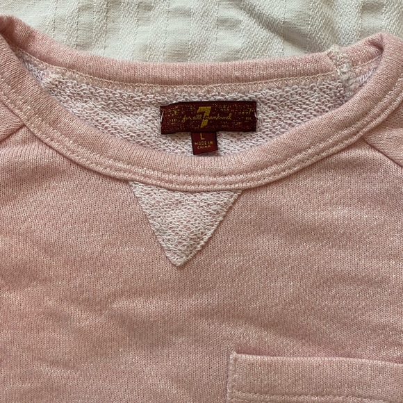 Girls large short sleeve sweatshirt material tee - Picture 5 of 5